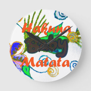 Horloge Ronde Hakuna Matata Baby.png