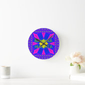 Horloge Ronde Hakuna Matata Beau Design Incroyable Couleurs (Maison)