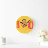 Horloge Ronde Hakuna Matata I Love U Swahili word Text Meaning. (Maison)