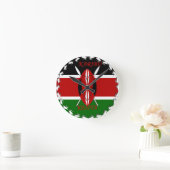 Horloge Ronde Hakuna matata Karaibu Kenya (Maison)