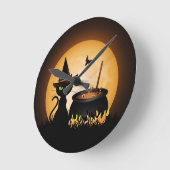 Horloge Ronde Halloween (Angle)