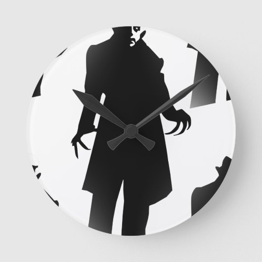 Horloge Ronde halloween nosferatu (Recto)