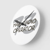 Horloge Ronde Ham Radio (Angle)