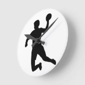 Horloge Ronde Handball player (Angle)