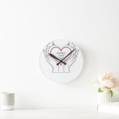 Horloge Ronde Handle With Love (Maison)