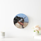 Horloge Ronde Happy dog (Maison)