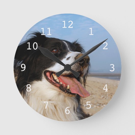 Horloge Ronde Happy dog (Recto)