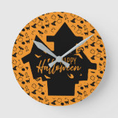 Horloge Ronde Happy Halloween (Recto)