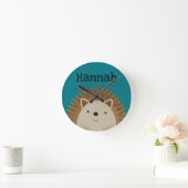 Horloge Ronde Happy Hedgehog (Maison)