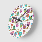 Horloge Ronde happy oww (Angle)