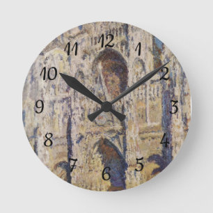 Horloge Ronde Harmonie dans Blau und Gold Claude Monet