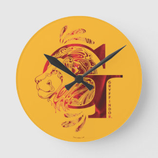 Horloge Ronde Harry Potter | Aguamenti GRYFFINDOR™ Graphic