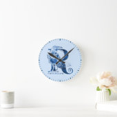 Horloge Ronde Harry Potter | Aguamenti RAVENCLAW™ Graphique (Maison)
