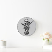 Horloge Ronde Harry Potter | Aquarelle de marque foncée (Maison)