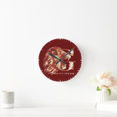 Horloge Ronde Harry Potter | Aquarelle Lion GRYFFINDOR™ (Maison)