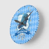 Horloge Ronde Harry Potter | Crête RAVENCLAW™ de charme (Angle)