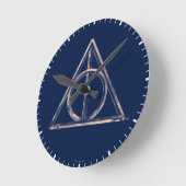 Horloge Ronde Harry Potter | Deathly Hallows Watercolor (Angle)