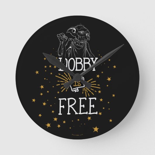 Horloge Ronde Harry Potter | Dobby Gratuit (Recto)