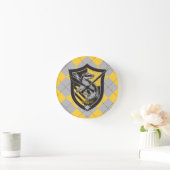 Horloge Ronde Harry Potter | Hufflepuff House Pride Crest (Maison)