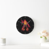 Horloge Ronde Harry Potter | Silhouette Dumbledore (Maison)
