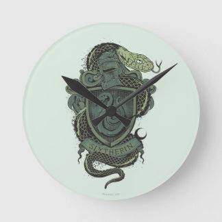 Horloge Ronde Harry Potter | Slytherin Crest
