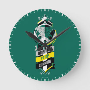 Horloge Ronde Harry Potter   SLYTHERIN™ House Portraits Sigil