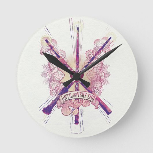 Horloge Ronde Harry Potter | Until The Very (Recto)