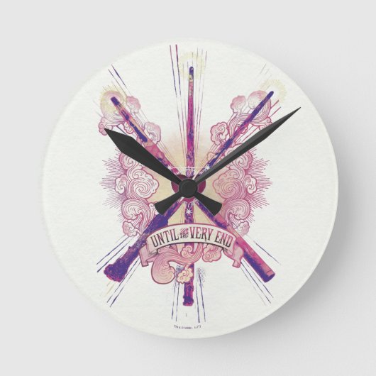 Horloge Ronde Harry Potter | Until The Very End (Recto)