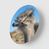 Horloge Ronde Harry the Happy Ostrich (Angle)