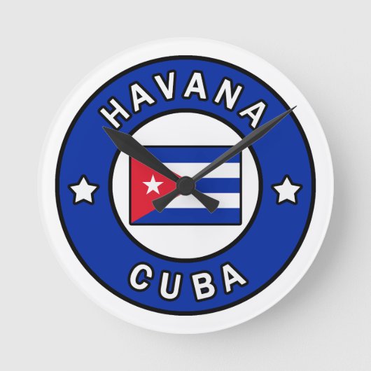 Horloge Ronde Havane Cuba (Recto)