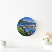 Horloge Ronde Hawaii Beach Scenery (Maison)