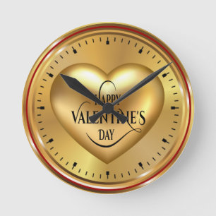Horloge Ronde Heart shaped design