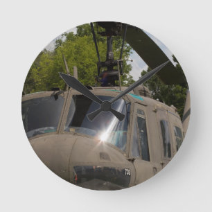 Horloge Ronde Hélicoptère de militaires du cru Uh-1 Huey