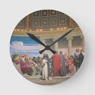 Horloge Ronde Hémicycle : Artistes de tous les âges, détail du
