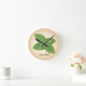 Horloge Ronde Herbe Basil douce (Maison)