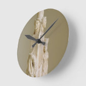 Horloge Ronde Herm triforme de Hecate, sculpture de marbre, pe (Angle)