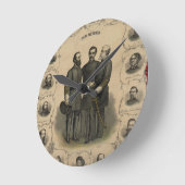 Horloge Ronde Héros de la guerre civile (Angle)