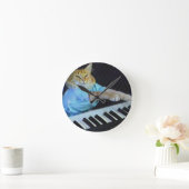 Horloge Ronde Heure de l'horloge du clavier ! (Maison)