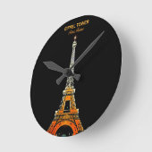 Horloge Ronde Heure de l'horloge parisienne Eiffel Tower (Angle)