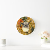 Horloge Ronde Heure de manger des pâtes (Maison)