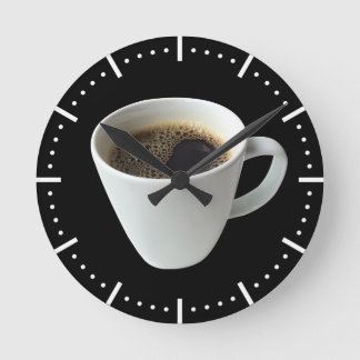 Horloge Ronde Heure du café