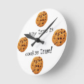 Horloge Ronde Heure du cookie (Angle)