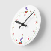 Horloge Ronde Heure du train de clic-clac (Angle)