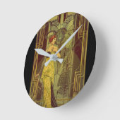 Horloge Ronde Heure pour l'art déco (Angle)