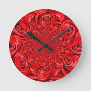 HORLOGE RONDE HEUREUSE SAINTE-VALENTIN