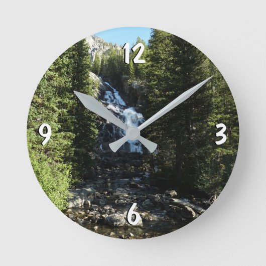 Horloge Ronde Hidden Falls dans le parc national du Grand Teton (Recto)