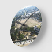 Horloge Ronde Himeji, Japon (Vue du château haut) (Angle)