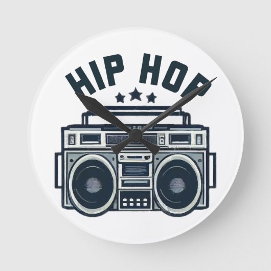 Horloge Ronde Hip hop (Recto)