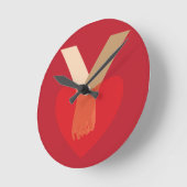 Horloge Ronde Holding Hands (Angle)