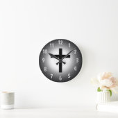 Horloge Ronde Holy Cross Clock. (Maison)
